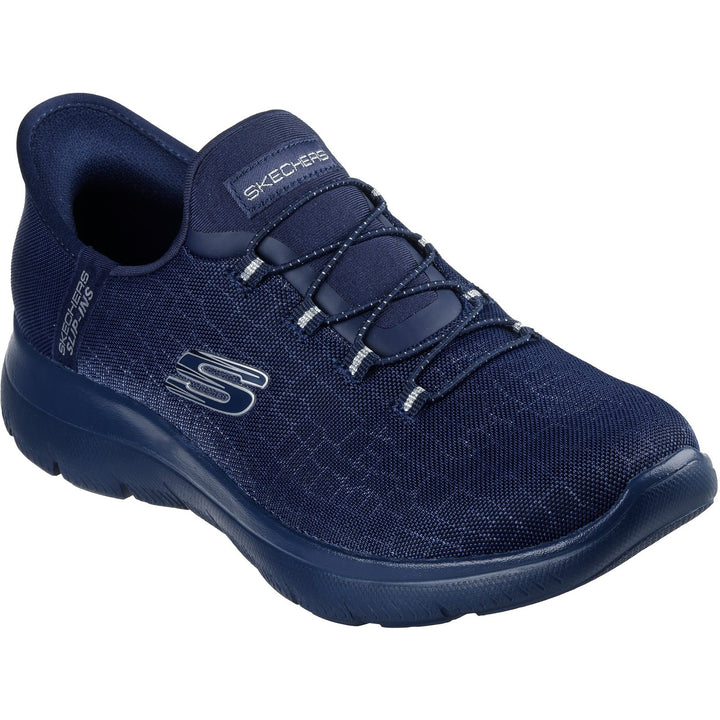Women's Wide Fit Skechers 150128 Slip-ins Summits Classy Night Sneakers