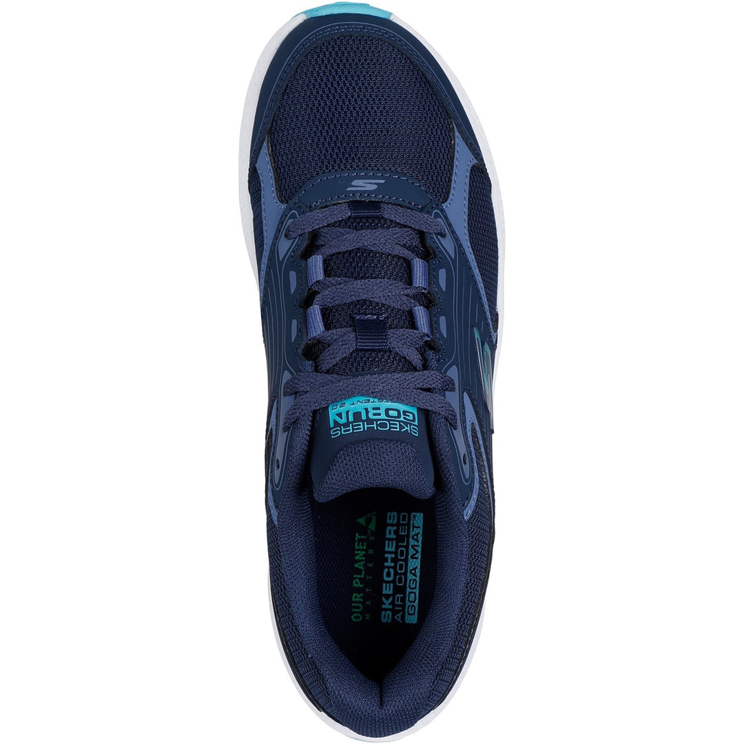 Women's Wide Fit Skechers 128606 Go Run Consistent 2.0 Advantage Sneakers