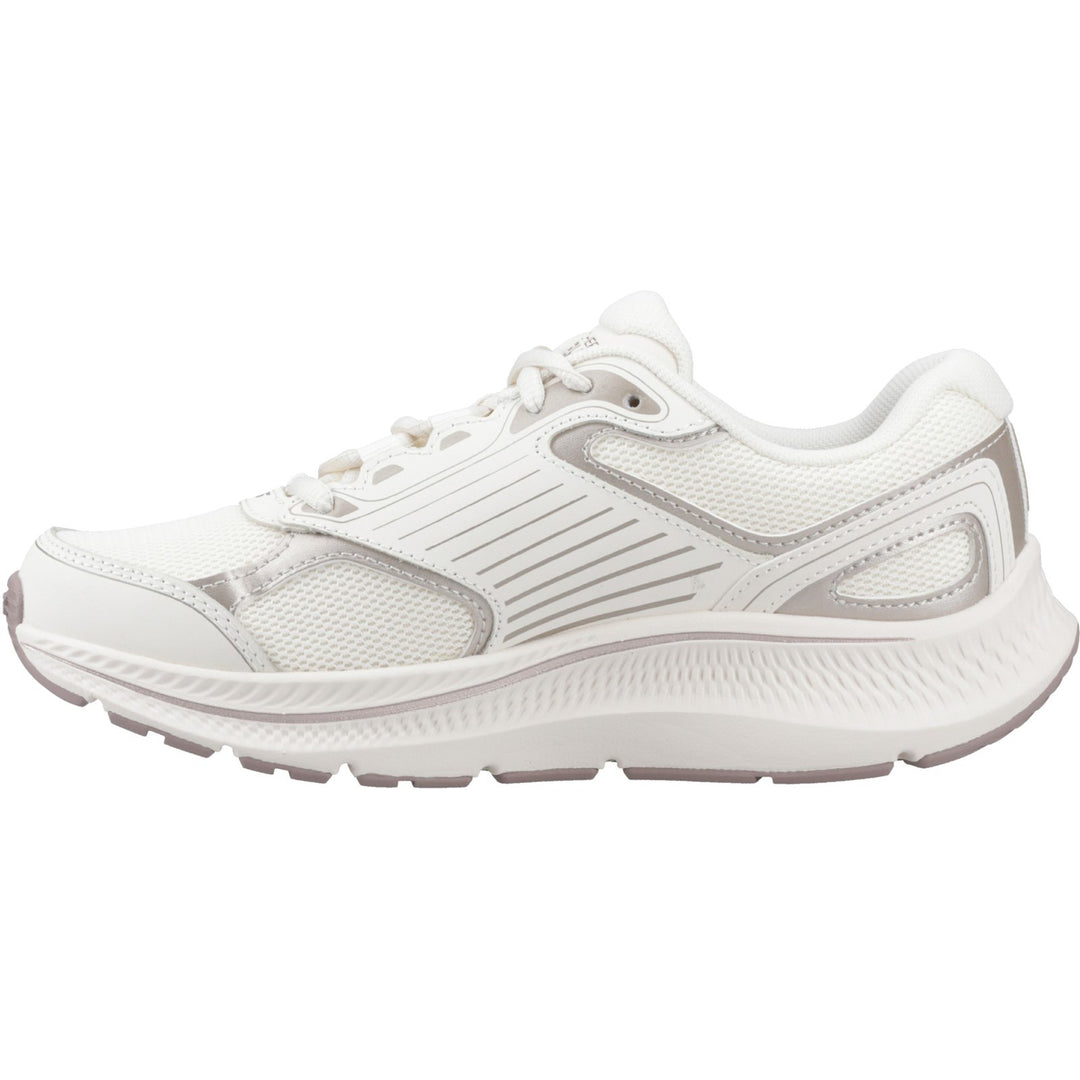Women's Wide Fit Skechers 128606 Go Run Consistent 2.0 Advantage Sneakers