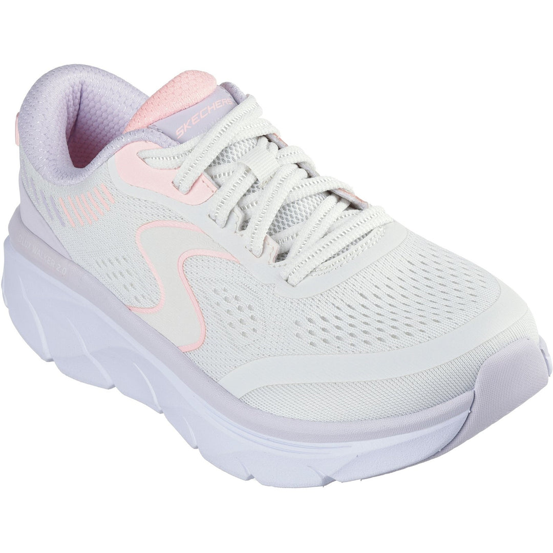 Women's Wide Fit Skechers 150007 D'lux Walker 2.0 Active Pace Sneakers