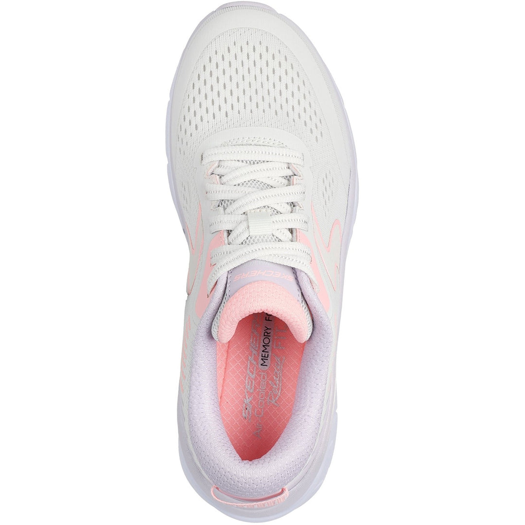 Women's Wide Fit Skechers 150007 D'lux Walker 2.0 Active Pace Sneakers