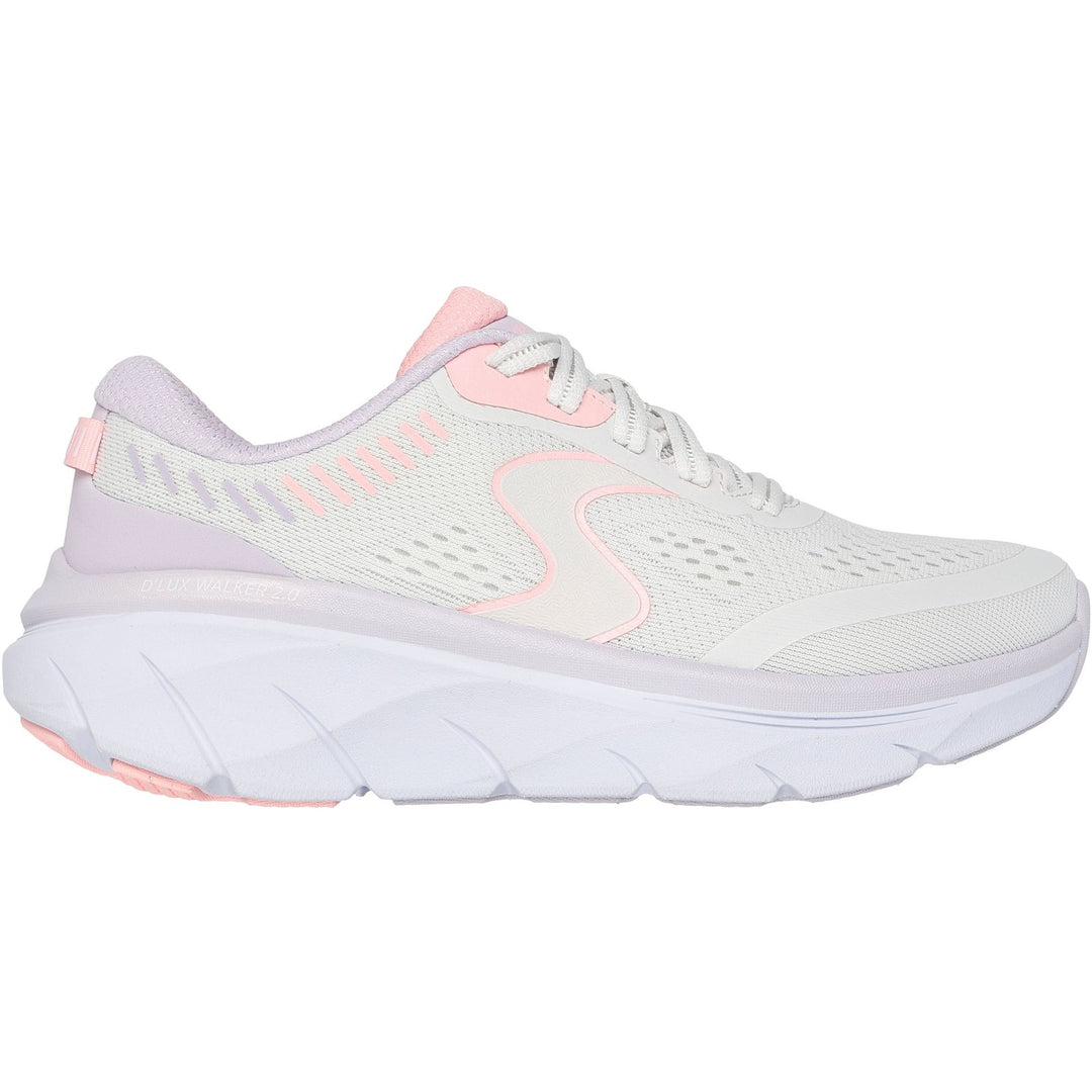 Women's Wide Fit Skechers 150007 D'lux Walker 2.0 Active Pace Sneakers