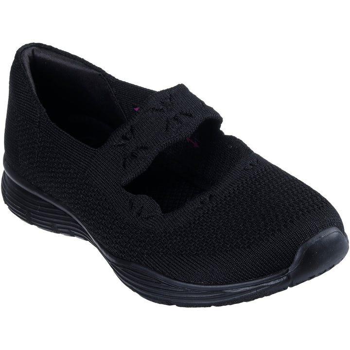 Women's Wide Fit Skechers 159078 Seager Cute N' Coy Shoes