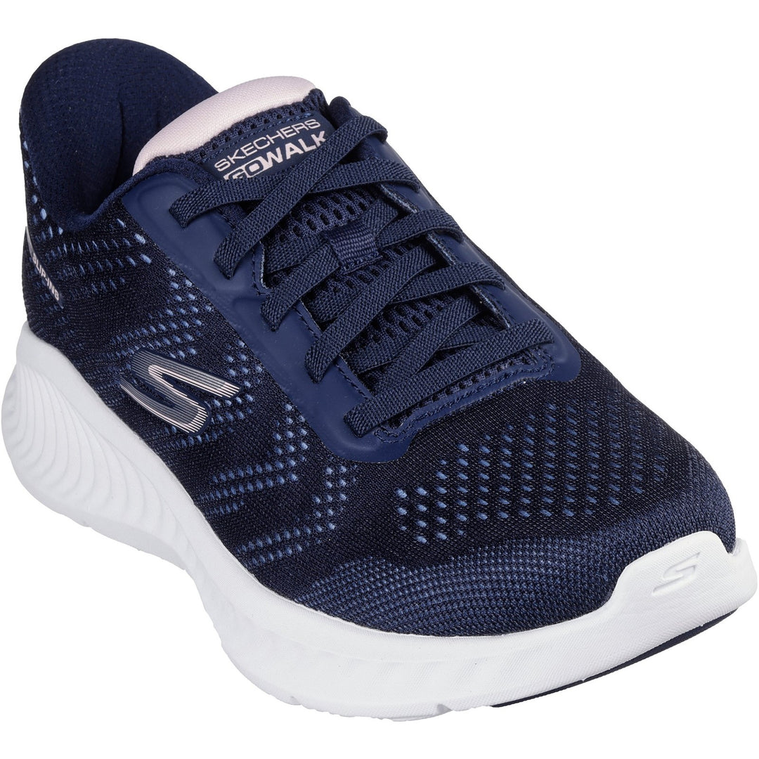 Women's Wide Fit Skechers 125643 Slip-ins Go Walk Now Khloe Sneakers