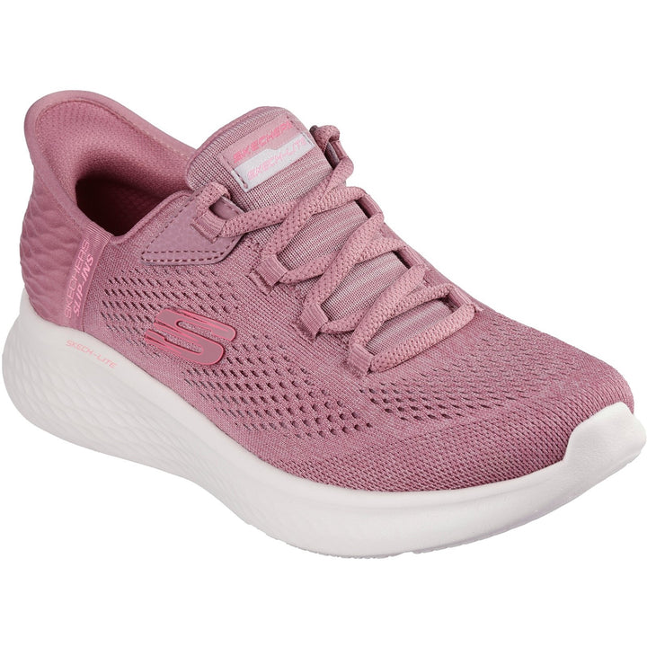 Women's Wide Fit Skechers 150012 Slip-ins Skech Lite Pro Natural Sneakers