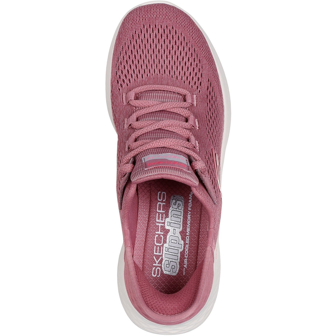 Women's Wide Fit Skechers 150012 Slip-ins Skech Lite Pro Natural Sneakers