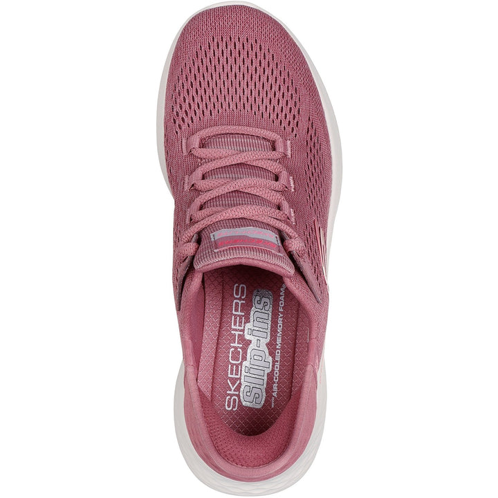Women's Wide Fit Skechers 150012 Slip-ins Skech Lite Pro Natural Sneakers