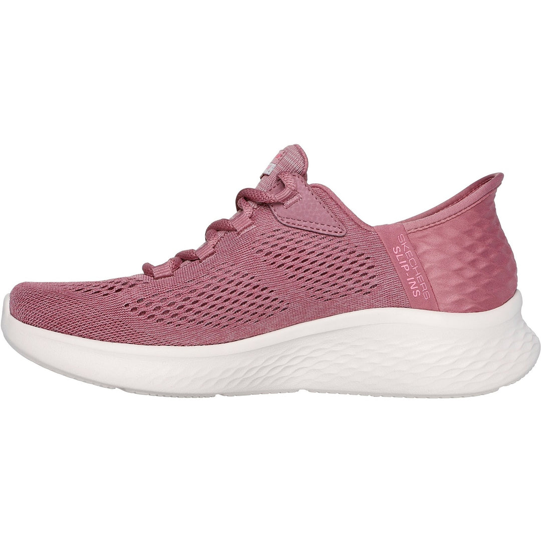 Women's Wide Fit Skechers 150012 Slip-ins Skech Lite Pro Natural Sneakers