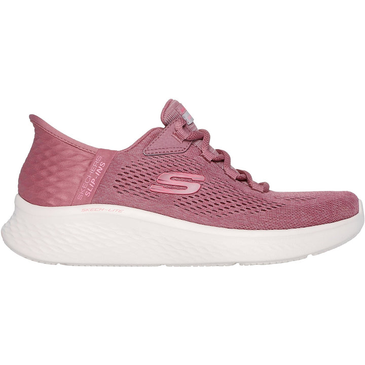 Women's Wide Fit Skechers 150012 Slip-ins Skech Lite Pro Natural Sneakers