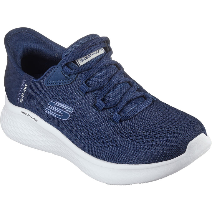 Women's Wide Fit Skechers 150012 Slip-ins Skech Lite Pro Natural Sneakers