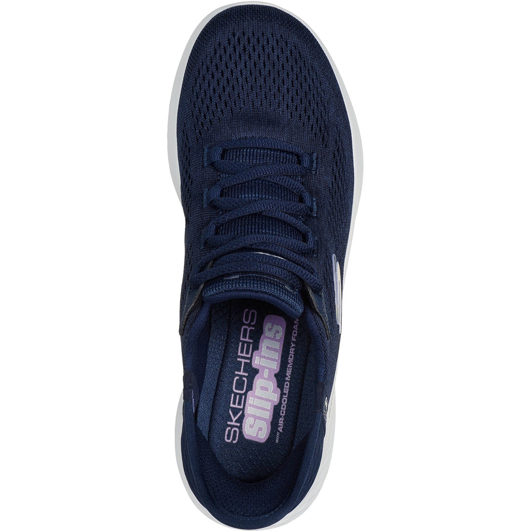 Women's Wide Fit Skechers 150012 Slip-ins Skech Lite Pro Natural Sneakers