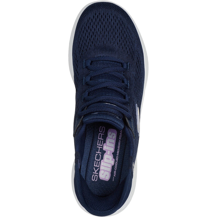 Women's Wide Fit Skechers 150012 Slip-ins Skech Lite Pro Natural Sneakers