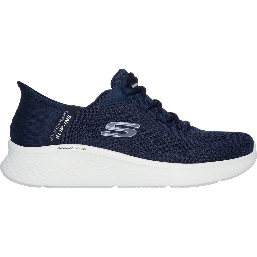 Women's Wide Fit Skechers 150012 Slip-ins Skech Lite Pro Natural Sneakers