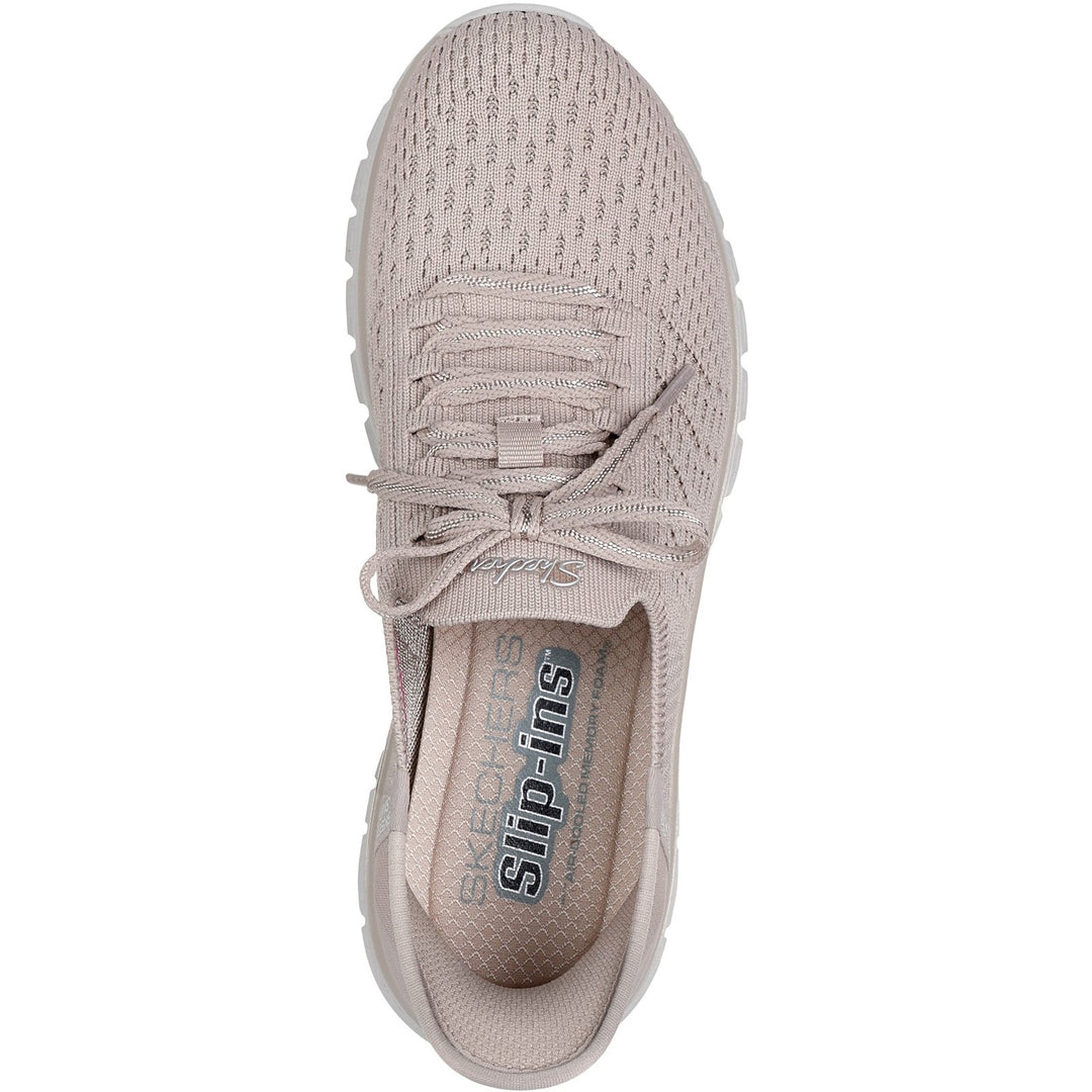 Women's Wide Fit Skechers 100736 Slip-ins Graceful First Blush Sneakers