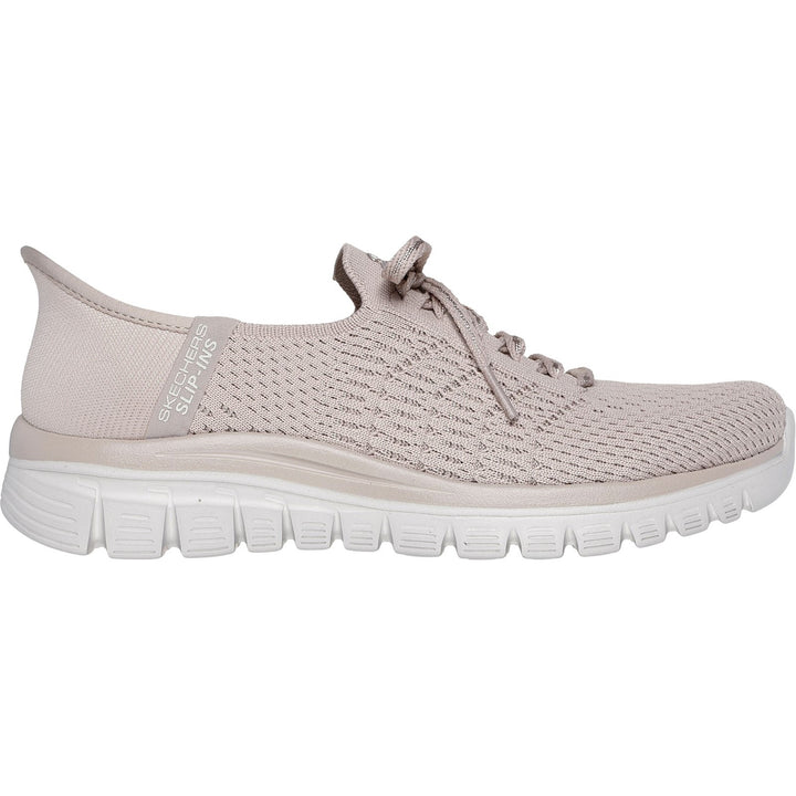 Women's Wide Fit Skechers 100736 Slip-ins Graceful First Blush Sneakers