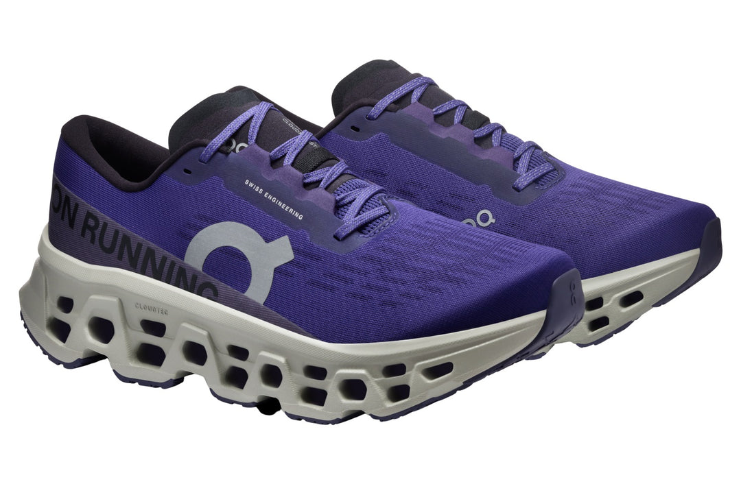 Mens Wide Fit On Cloudmonster 3 Sneakers - Twilight White