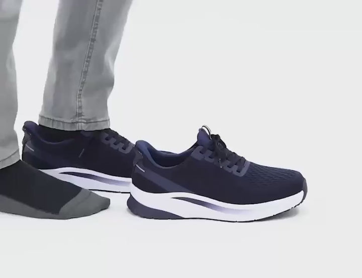 Men's Wide Fit Orthofeet 20022 Tilos Hands-free Sneakers