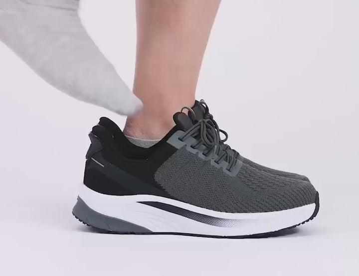Men's Wide Fit Orthofeet 20017 Tilos Hands-free Sneakers