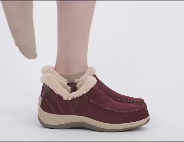 Women's Wide Fit Orthofeet 80042 Lorin Hands-free Shoes