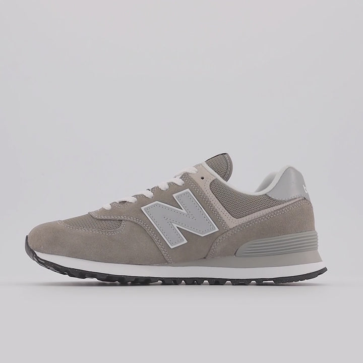 Men's Wide Fit New Balance  ML574EVG Running Sneakers - Exclusive - Grey