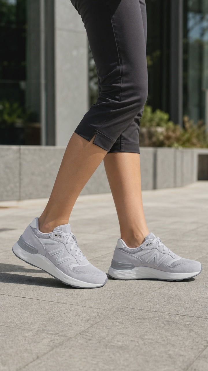 Women's Wide Fit New Balance WW880B Walking/Running Sneakers - Fresh Foam