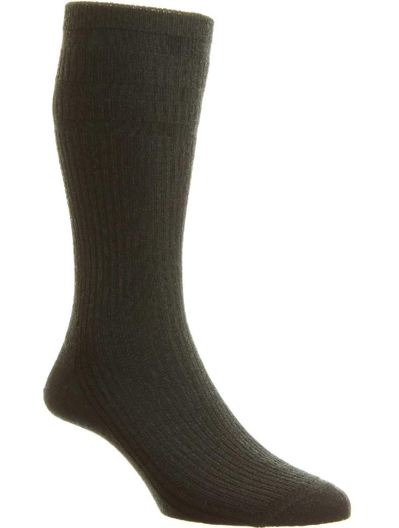 Mens Wide Fit HJ Hall Wool Socks