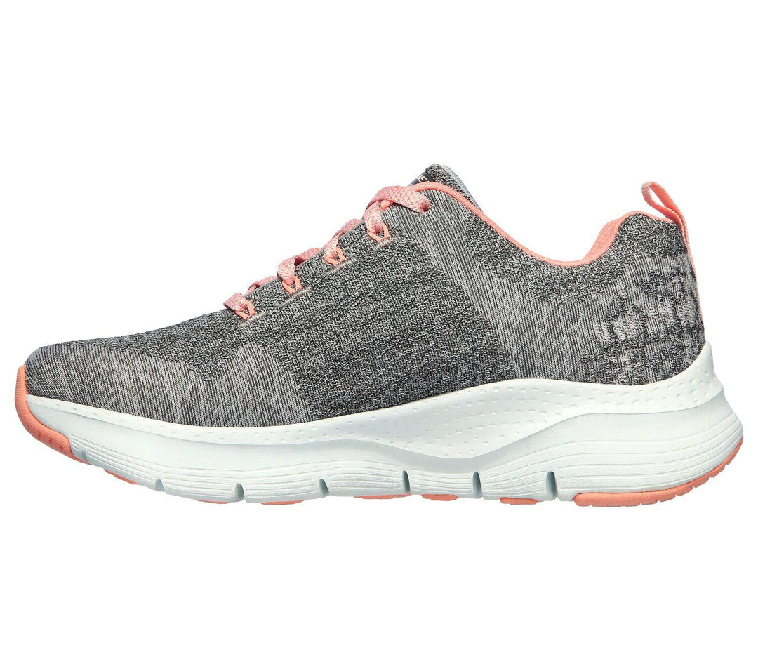 Womens Wide Fit Skechers Comfy Wave 149414 Arch Fit Sneakers