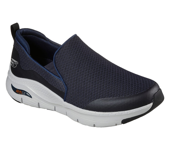 Mens Wide Fit Skechers SK232043 Arch Fit Banlin Walking Sneakers