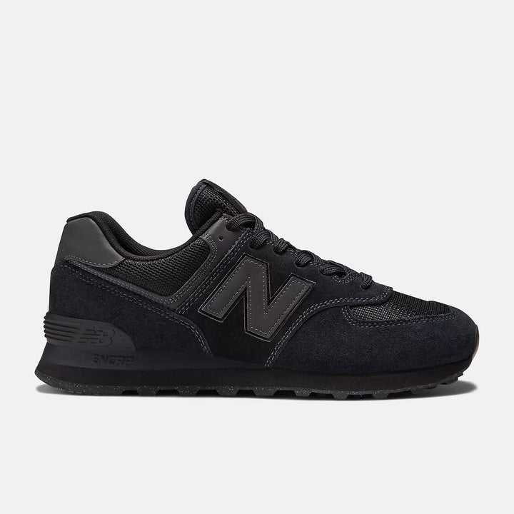 Men's Wide Fit New Balance  ML574EVE Running Sneakers - Exclusive - Black