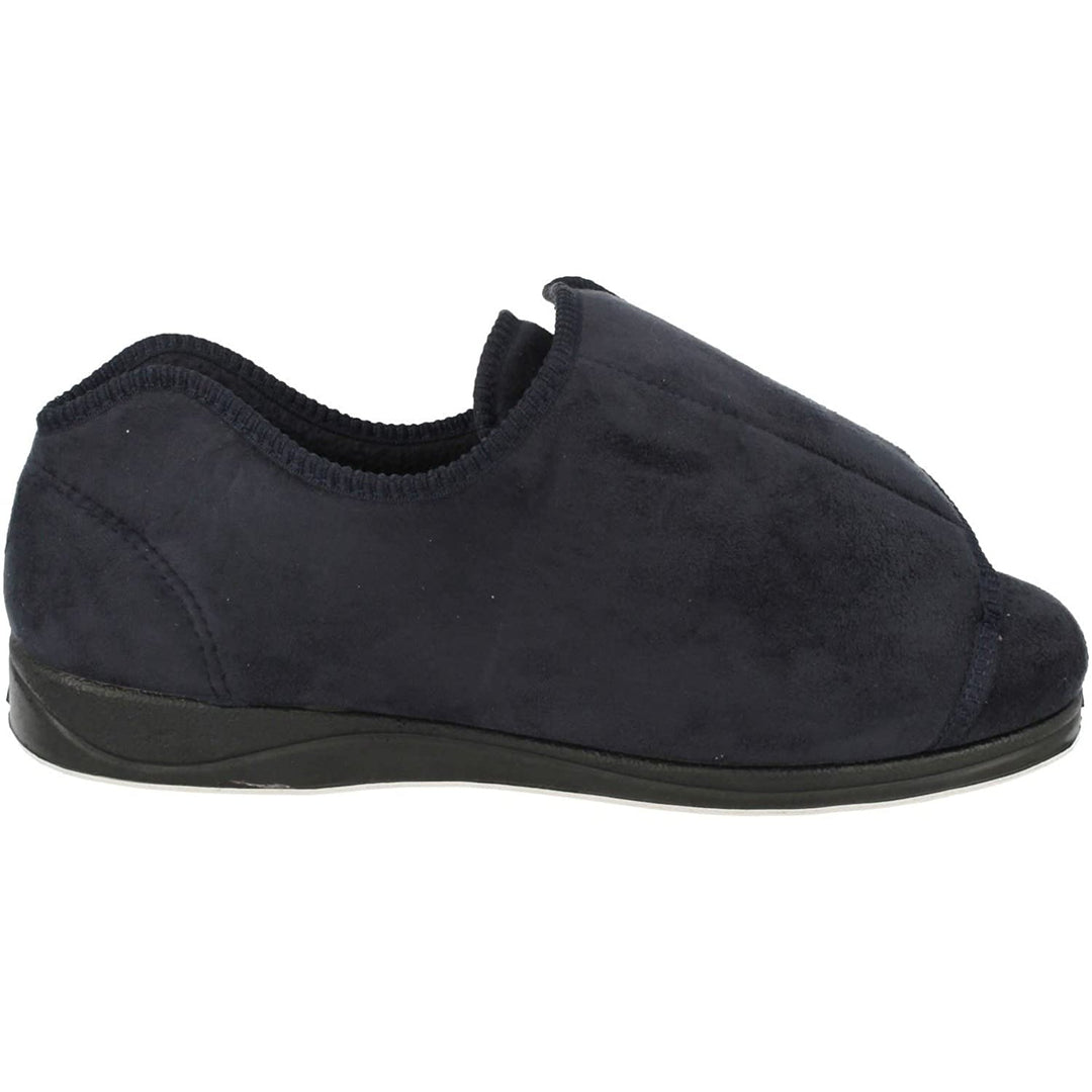 Mens Wide Fit Padders Peter Slippers