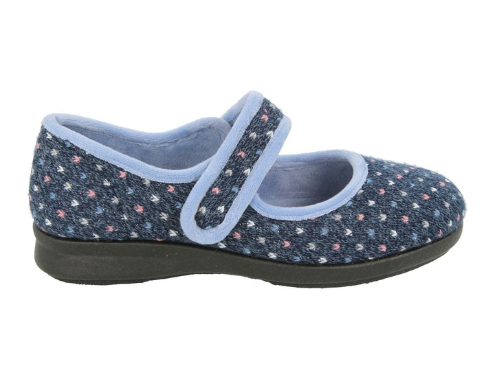 Womens Wide Fit DB Pitsford Slippers