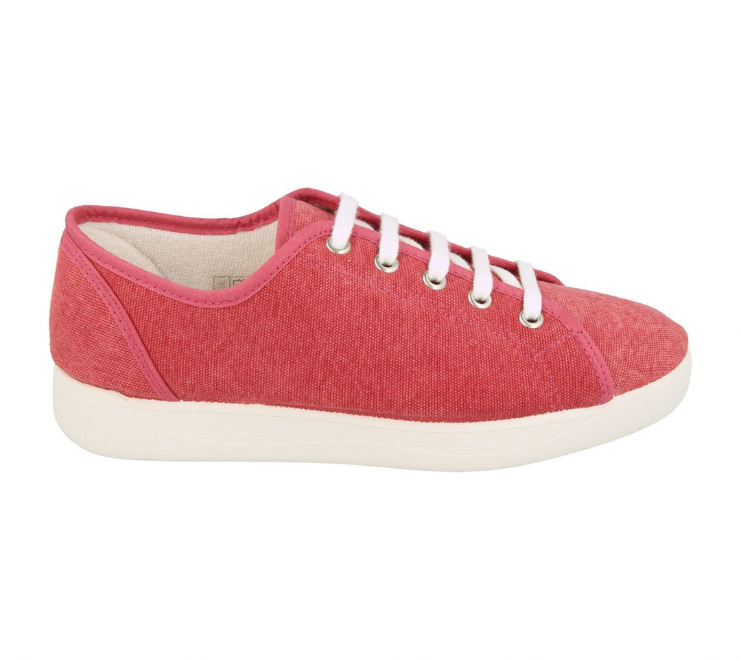 Womens Wide Fit DB Yoko Canvas