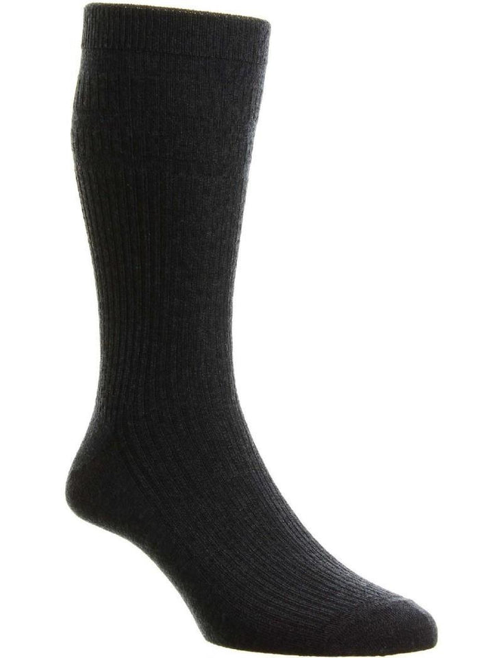 Mens Wide Fit HJ Hall Wool Socks