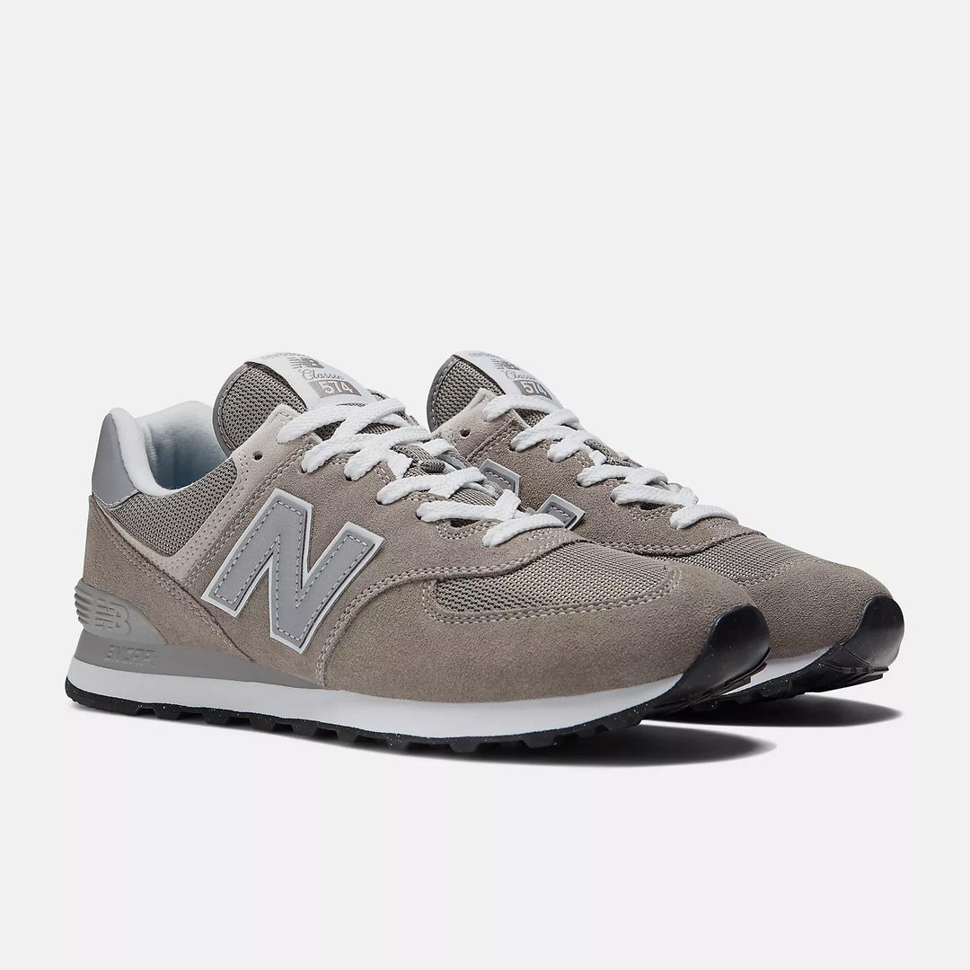 Men's Wide Fit New Balance  ML574EVG Running Sneakers - Exclusive - Grey