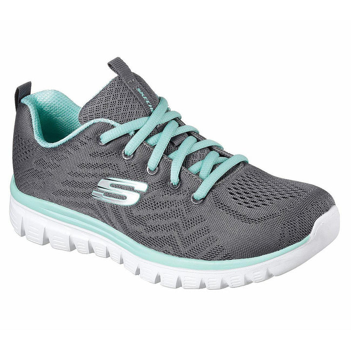 Womens Wide Fit Skechers 12615 Walking Sneakers