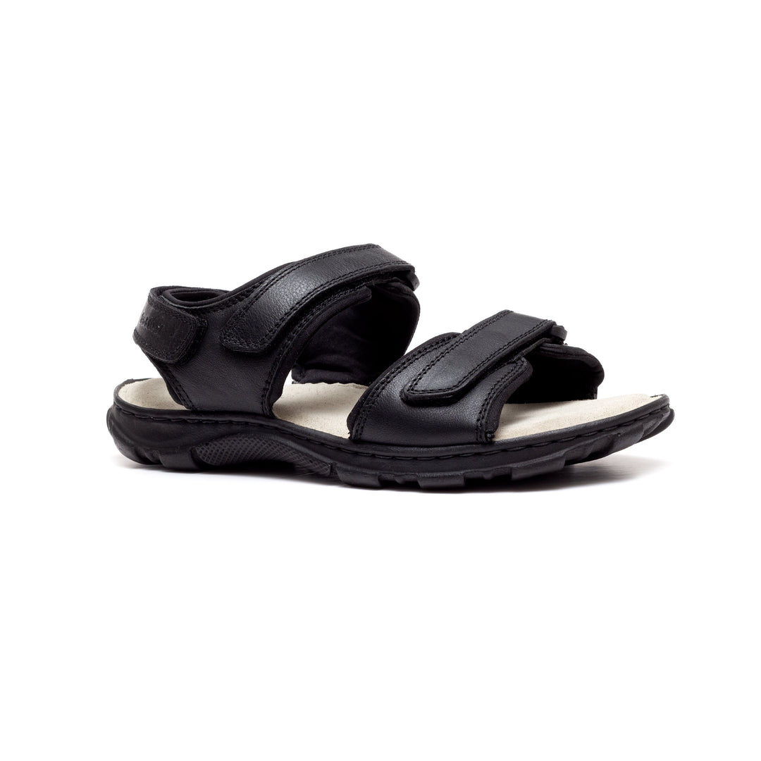 Womens Wide Fit James Leather Sandals by Tredd Well