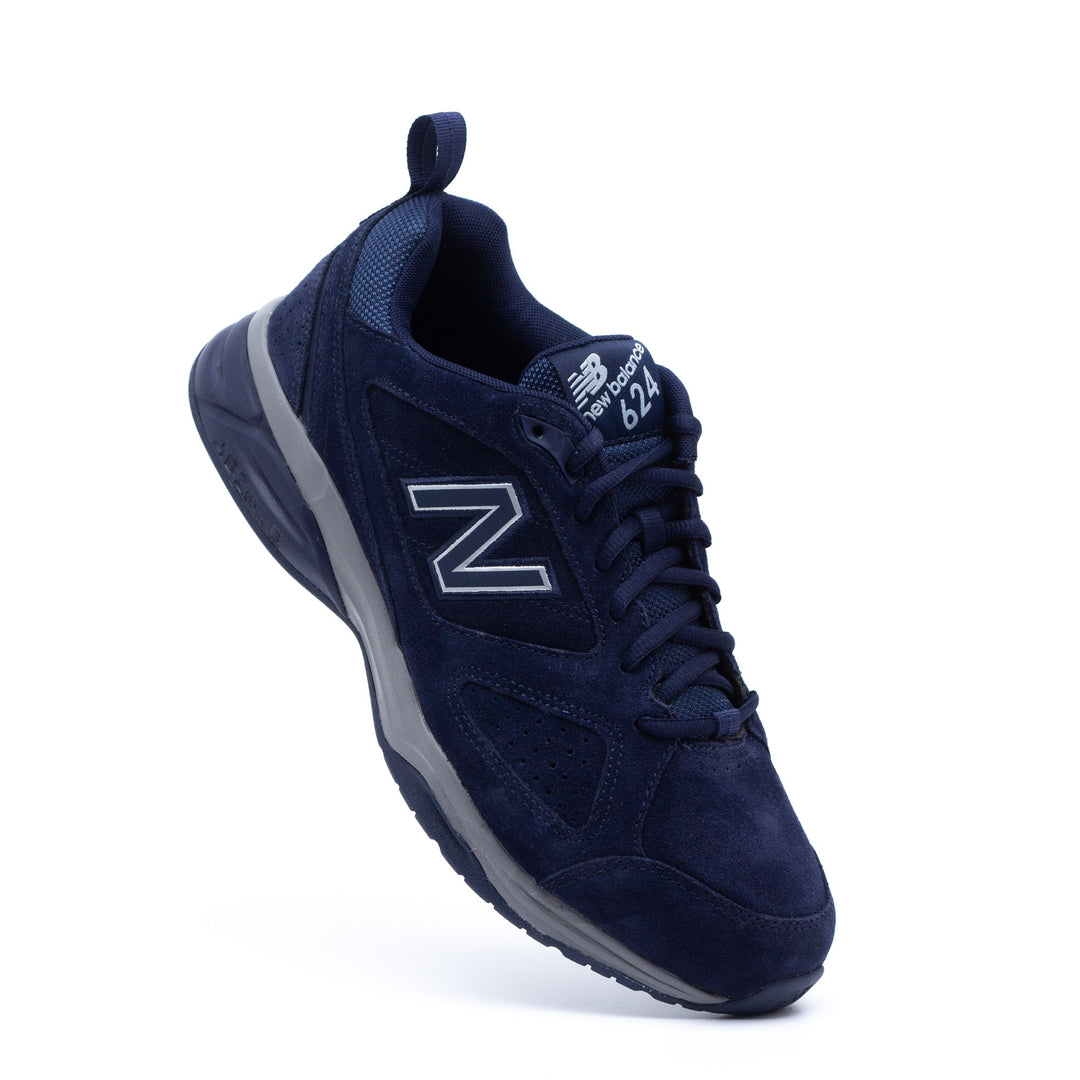 New Balance Wide Fit MX624V4 Marineblaue Herren-Sneaker