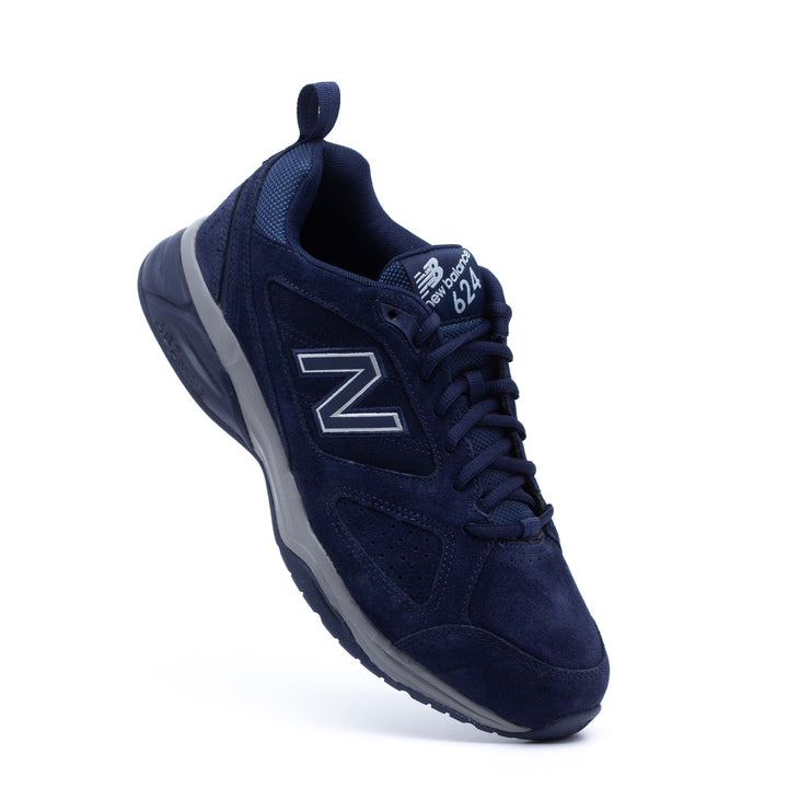 New Balance Wide Fit MX624V4 Marineblaue Herren-Sneaker