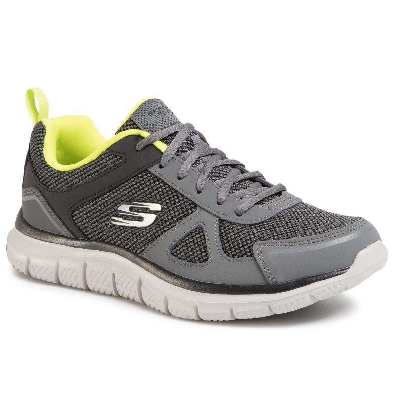 Mens Wide Fit Skechers 52630 Track-Bucolo Walking Sneakers