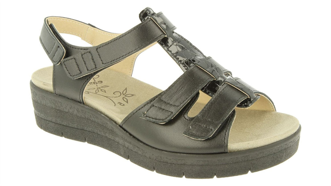 Womens Wide Fit DB Tuft Sandals