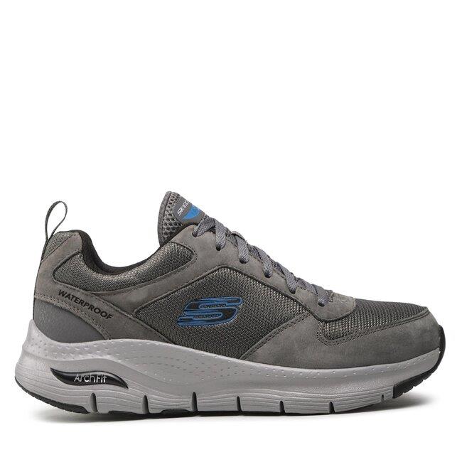 Men's Wide Fit Skechers 232500 Render Arch Fit Walking Sneakers