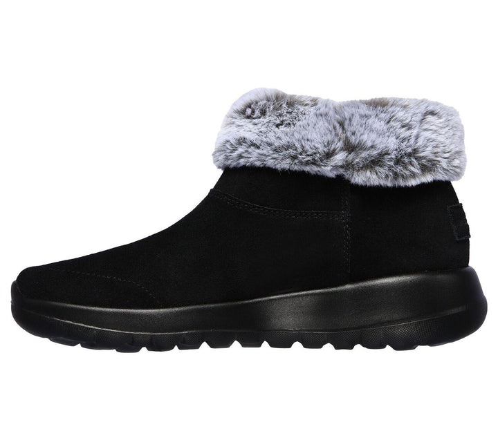 Women's Wide Fit Skechers 15501 Luxury Go Joy Bundle Up Boots