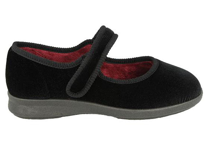 Womens Wide Fit DB Whitby Slippers