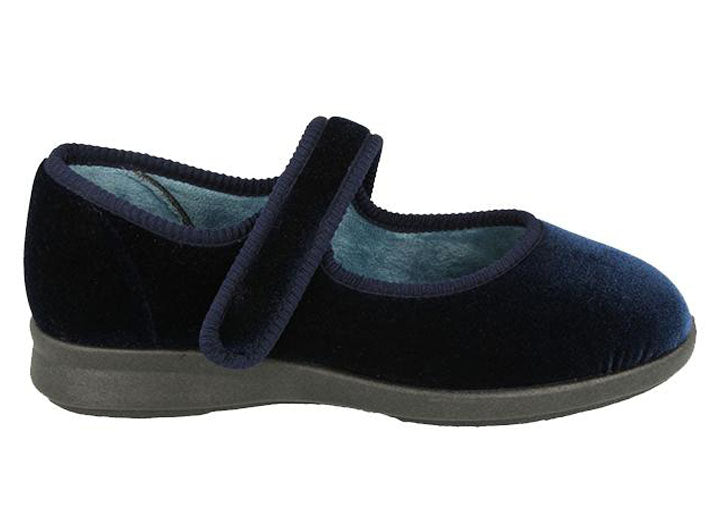 Womens Wide Fit DB Whitby Slippers