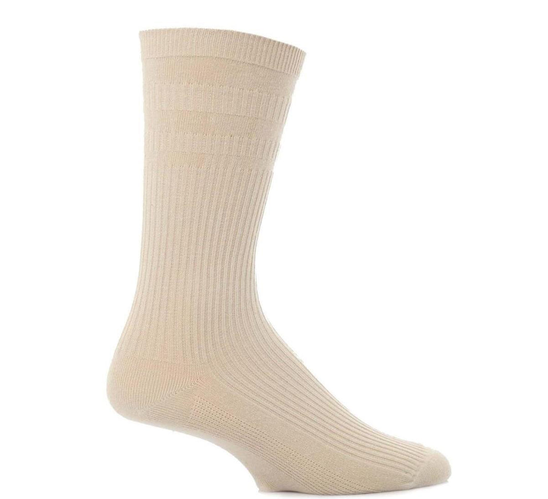 HJ Hall Softop Mens Extra Wide Cotton Socks