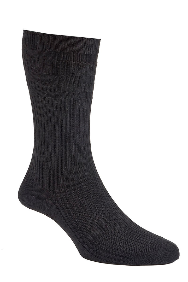 Herren-Socken aus weicher Baumwolle mit extra weiter Passform von HJ Hall HJ91H