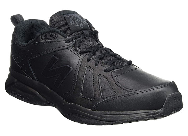 New Balance 624V5 Herren-Sneaker in weiter Passform, Schwarz