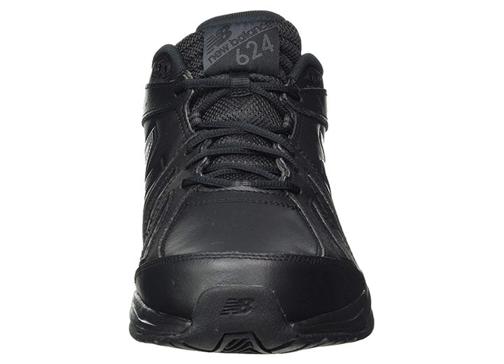 New Balance 624V5 Herren-Sneaker in weiter Passform, Schwarz