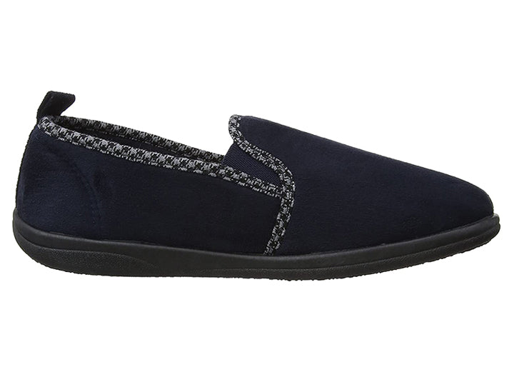 Padders Lewis Slipper für Herren, weite Passform