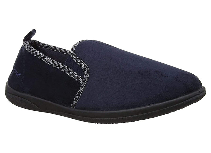 Padders Lewis Slipper für Herren, weite Passform